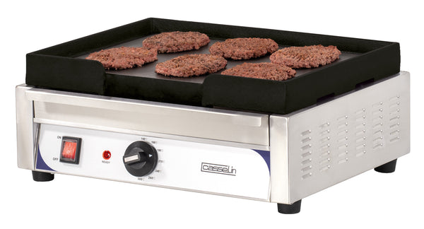 Elektro-Grillplatte glatt - kompakt