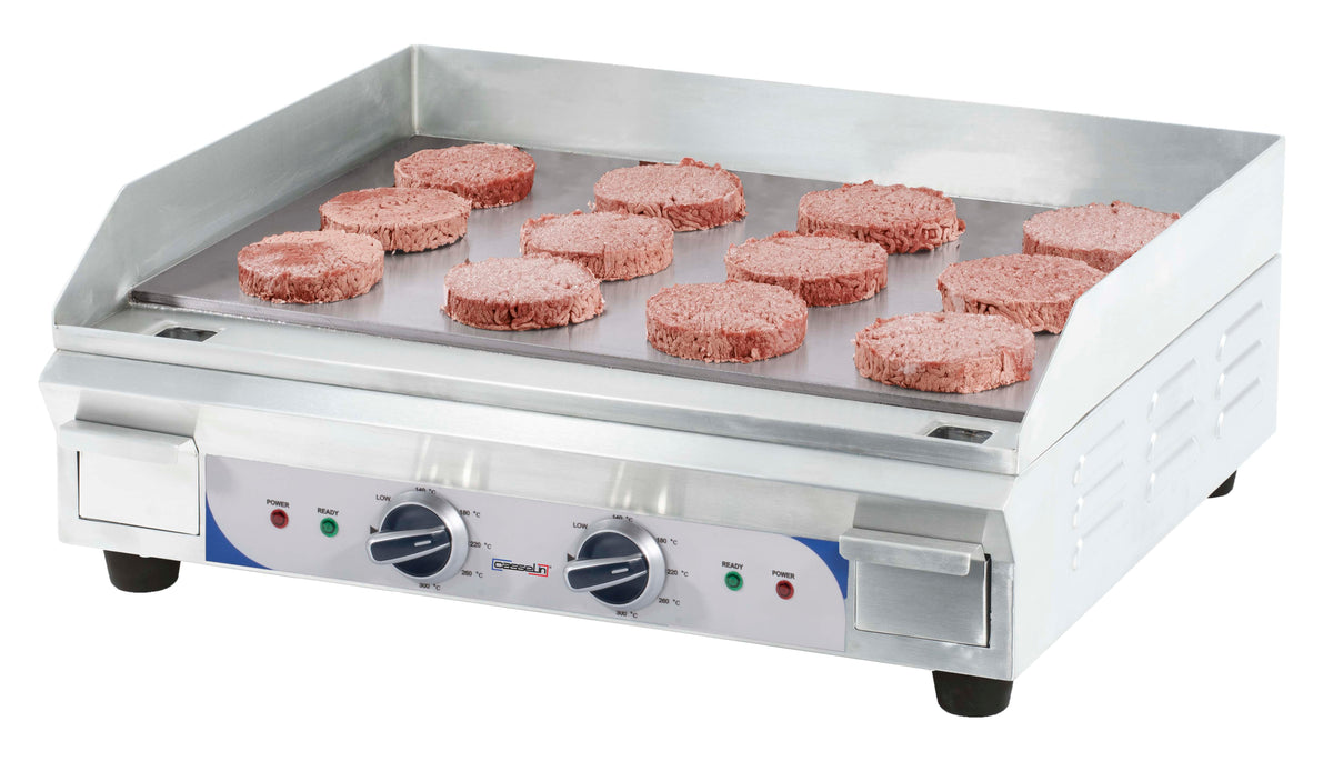 Elektro-Grillplatte glatt - glatt Premium