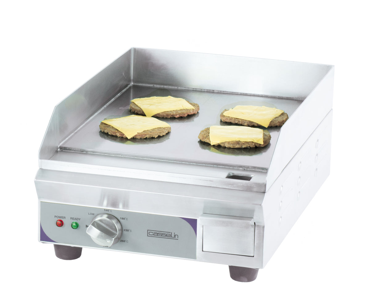 Elektro-Grillplatte glatt kompakt Premium