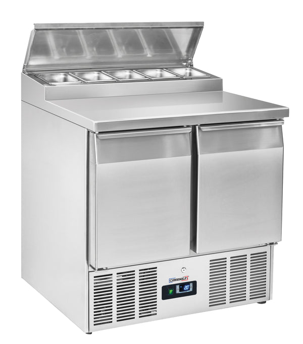 Saladette 2 Türen 5 x GN 1/6