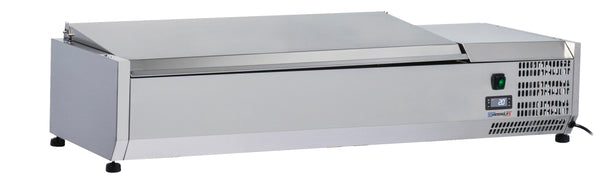 Saladette Tischgerät mit Deckel 3 x GN 1/3 + 1 GN 1/2