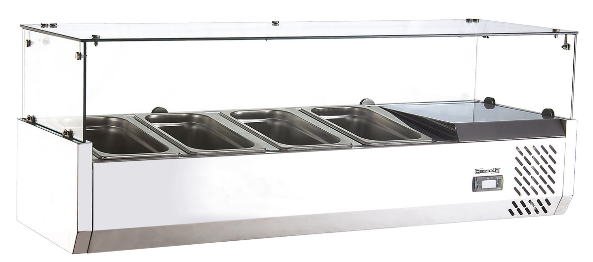 Saladette Tischgerät 4x GN 1/3