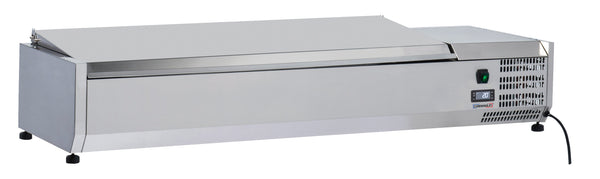 Saladette Tischgerät mit Deckel 6 x GN 1/3