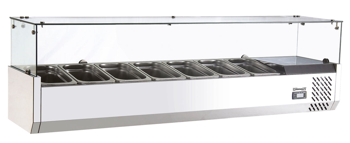 Saladette Tischgerät 7x GN 1/4