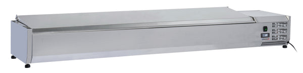 Saladette Tischgerät mit Deckel 9 x GN 1/3