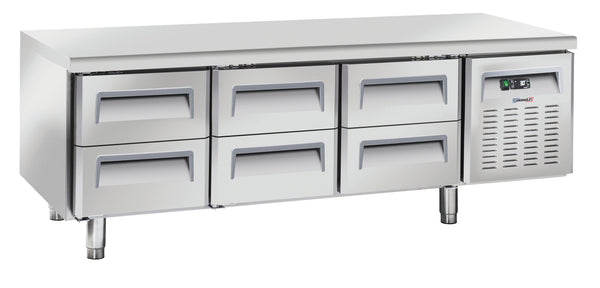 Kühltisch 6 Schubladen GN 1/1