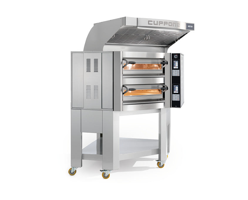 Elektro - Eckpizzaofen Caravaggio mit zwei Kammern CR535/2