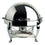 Diamond Chafing dish "rund" aus Edelstahl, Deckel "roll-top", GN 1/1-65 mm