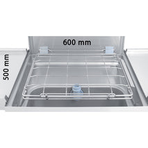 Durchschubspülmaschine, Korb 600x500 mm + Entkalker kontinuierlich