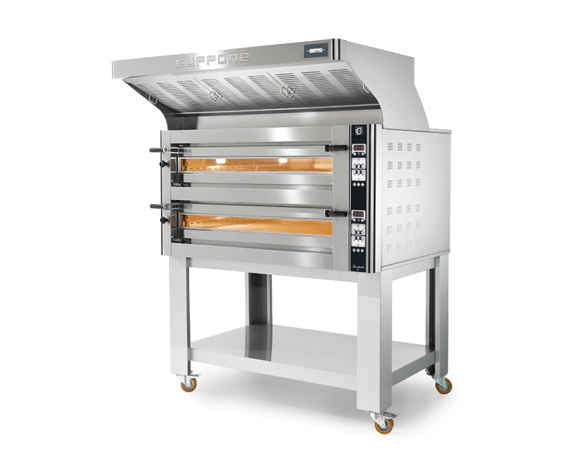 Elektro - Pizzaofen Donatello mit zwei Backkammern 6+6x (Ø 35cm ) Version Lang
