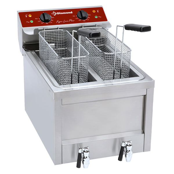 Diamond Elektro-Fritteuse 2 x 8 Lit. - TOP