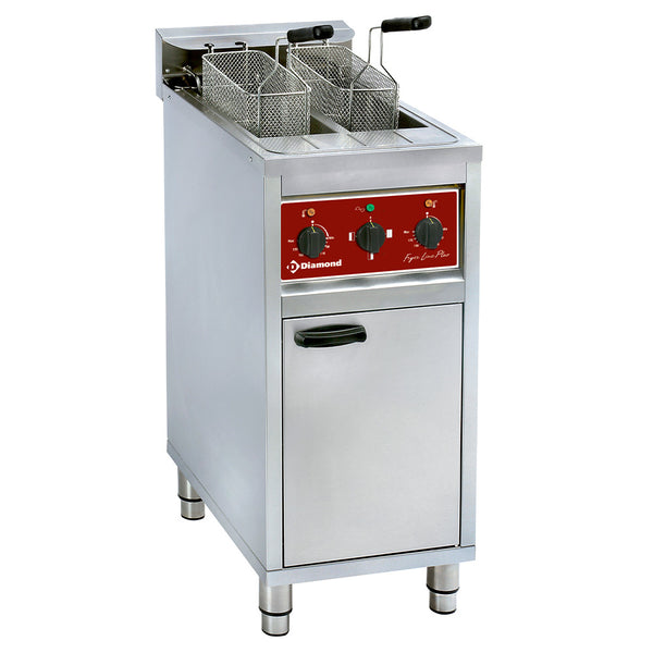 Diamond Elektro-Fritteuse 2 x 10l auf Untergestell
