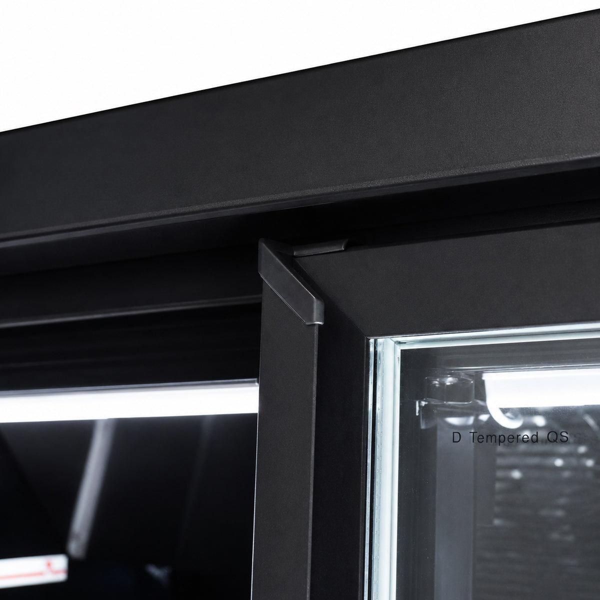 Combisteel Tiefkühlschrank 3 Glastüren Schwarz JDE-1530F Bl **achtung, Es Liegt Ein Erhöhter Einschatlstrom Vor, Sodass 