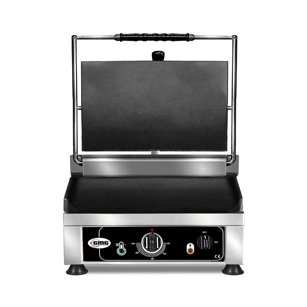 GMG Kontaktgrill 36 × 27 cm, oben und unten glatt, Gusseisen