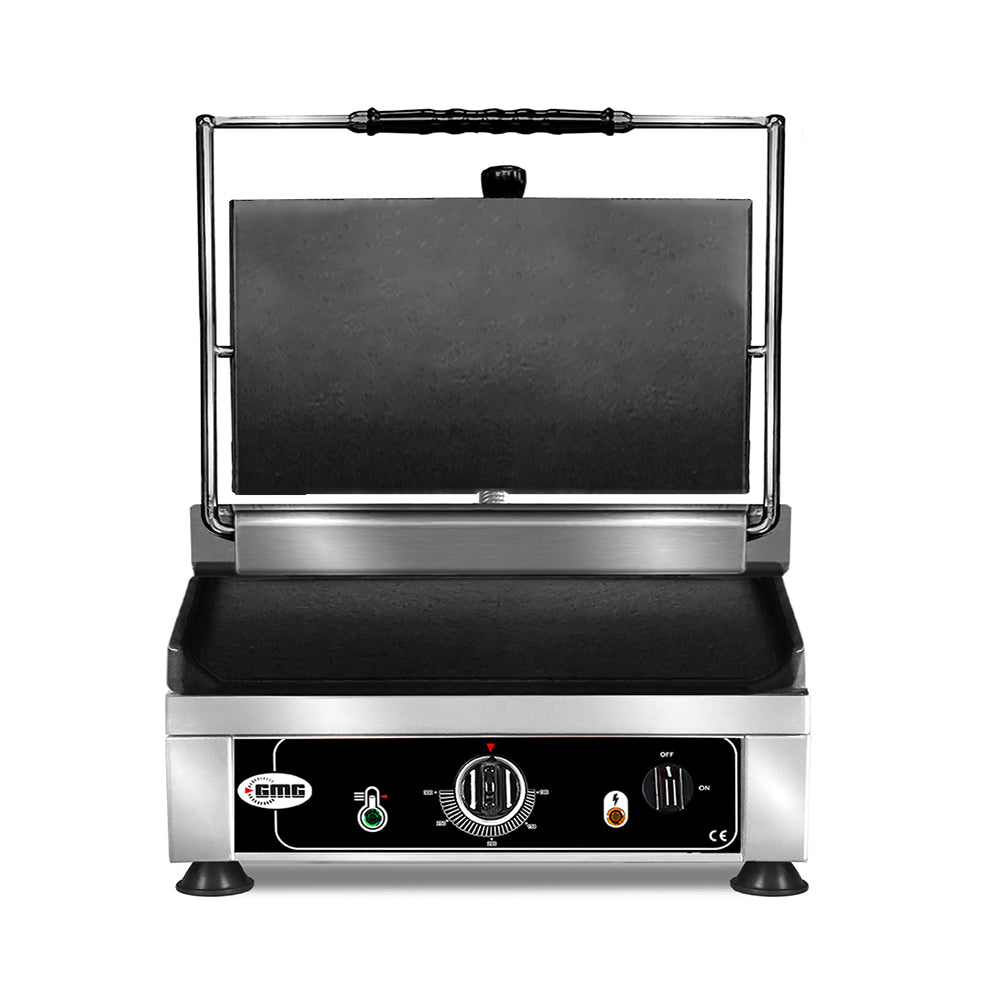 GMG Kontaktgrill 45 × 27 cm, oben und unten glatt, Gusseisen