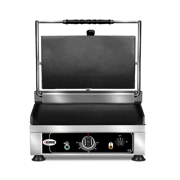 GMG Kontaktgrill 45 × 27 cm, oben und unten glatt, Gusseisen