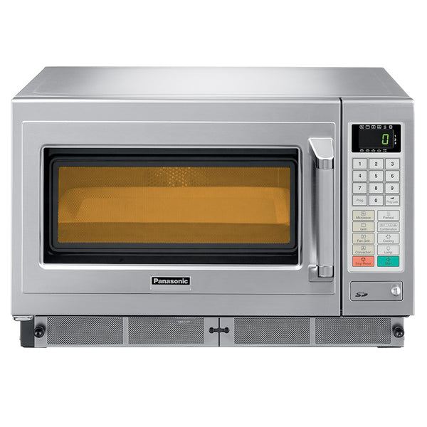 Diamond Professioneller Mikrowellenofen 1350 W "Kombi" aus Edelstahl