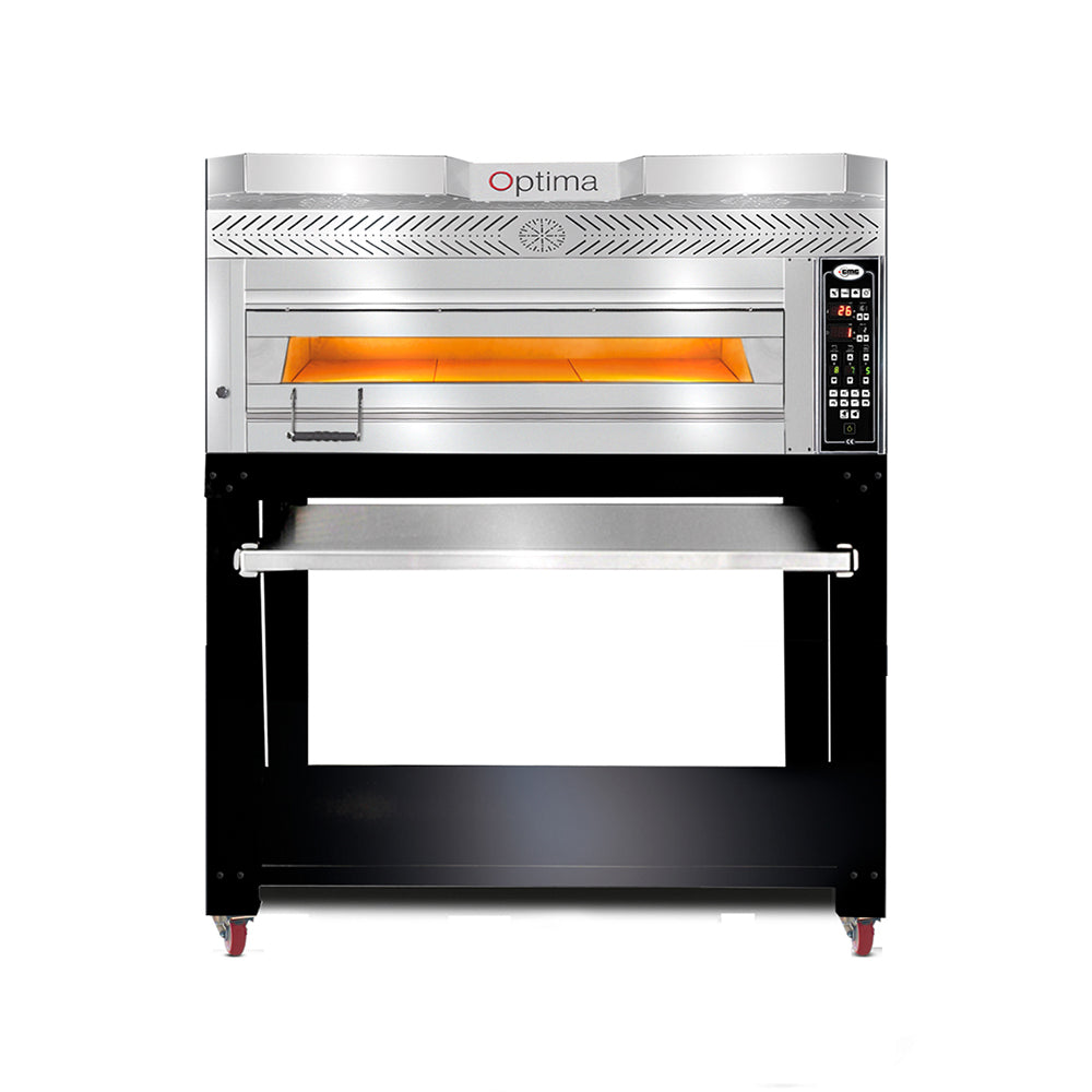 GMG Bäckerei-& Konditorei Ofen Inkl. Haube & Untergestell, Innenisolierung aus Steinwolle & Schamottstein, 7,5 kW 400V