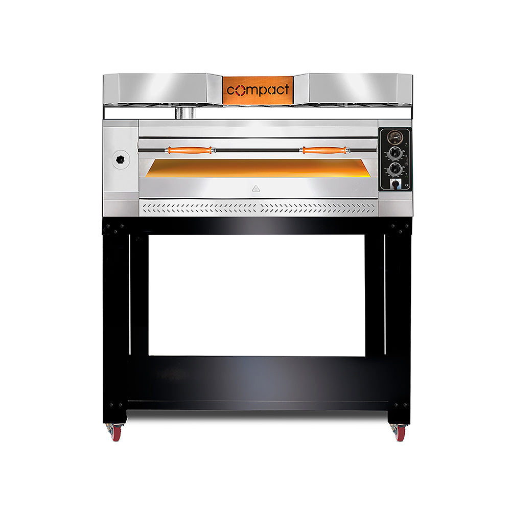 GMG Pizzaofen, 9x Ø 30 cm, 12 kW 400V, Stapelbar, mit Schamottsteinboden, 1 Backkammer