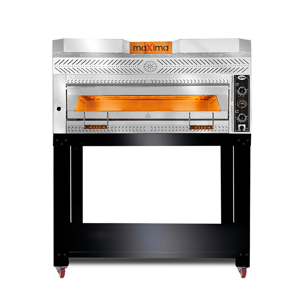 GMG Pizzaofen, 9x Ø 35cm, 12 kW 400V, Stapelbar, mit Schamottsteinboden, 1 Backkammer
