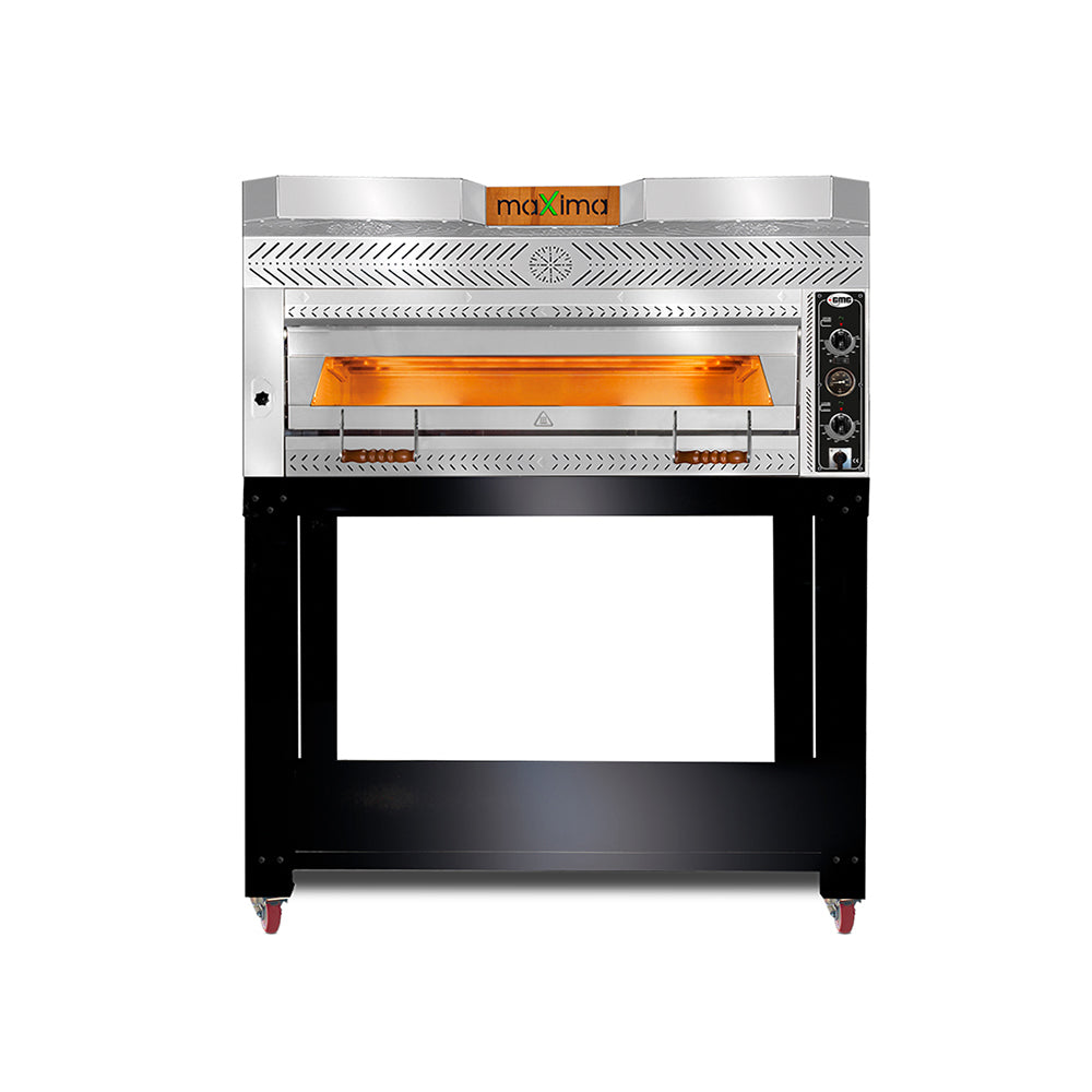 GMG Pizzaofen, 6x Ø 35cm, 8 kW 400V, Stapelbar, Vollständig aus Schamottstein, 1 Backkammer