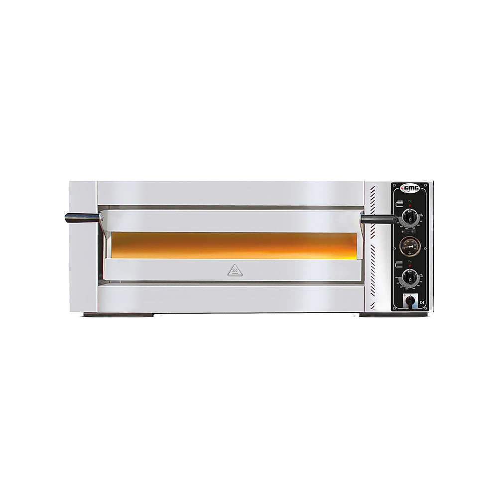 GMG Pizzaofen PE44 E, elektrisch, 4x Ø30cm, 5kW, 400V, Edelstahl 1 Backkammer