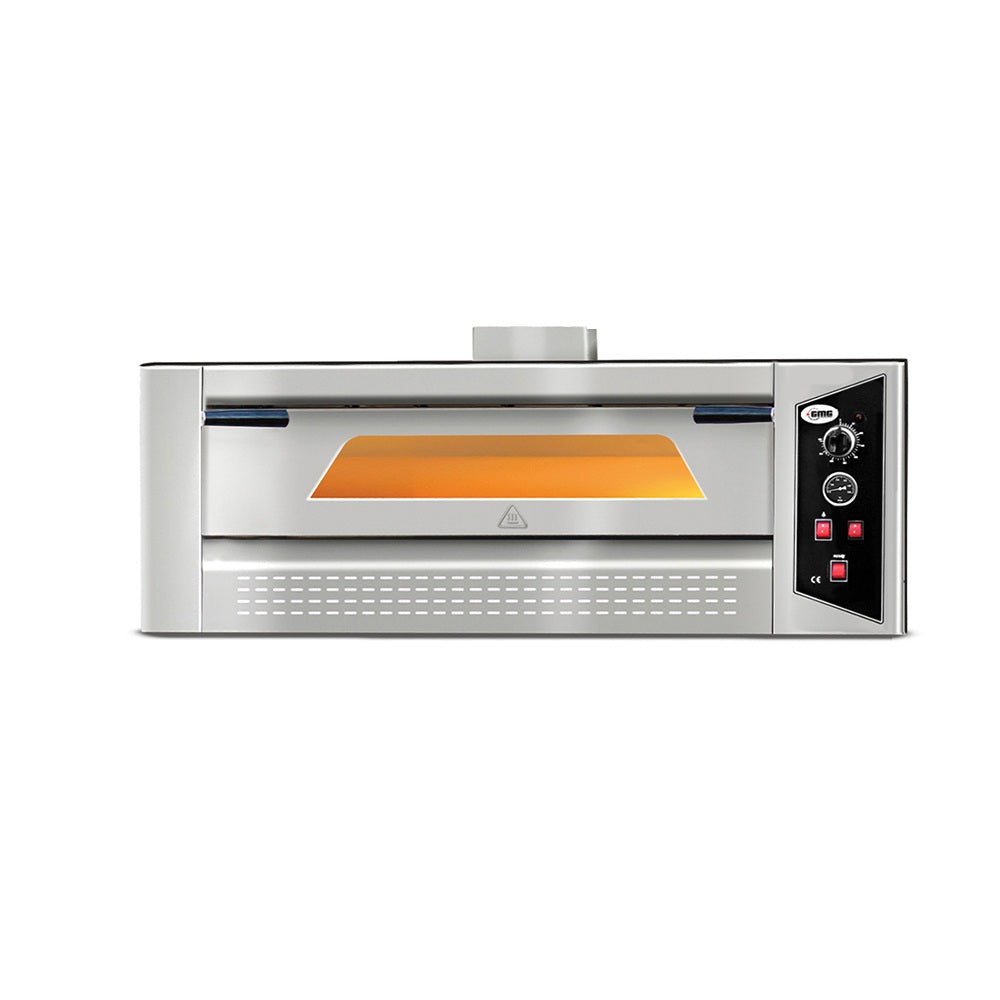 GMG Gas-Pizzaofen PFG 6, 6x Ø30cm, 7,5kW, 400V, Edelstahl 1 Backkammer