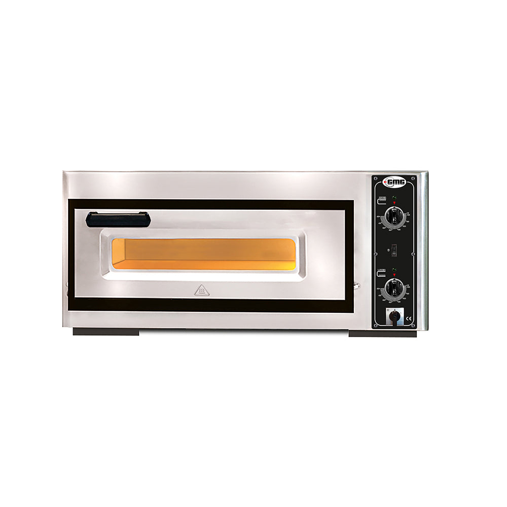 GMG Pizzaofen PF4040 E elektrisch, 1x Ø 39cm, 3,5 kW, 230V, Edelstahl 1 Backkammer