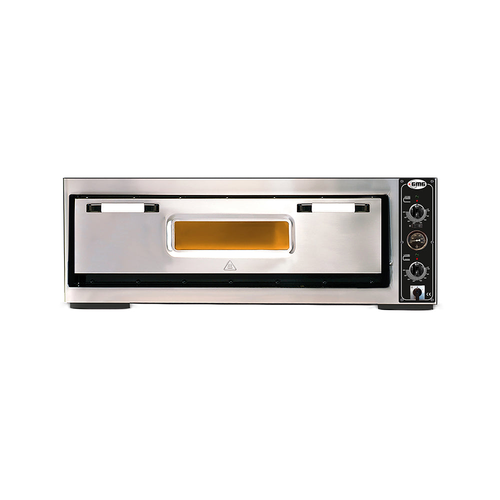 GMG Pizzaofen PF9292 E mit Thermometer, elektrisch, 9x Ø30cm, 8 kW, 400V, Edelstahl 1 Backkammer