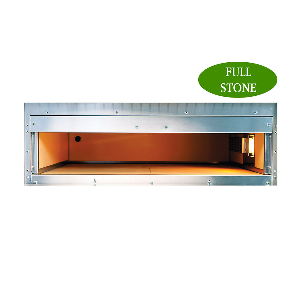 GMG Pizzaofen PG44 DE, elektrisch, 4+4x Ø33cm, 10kW, 400V, Edelstahl 2 Backkammern