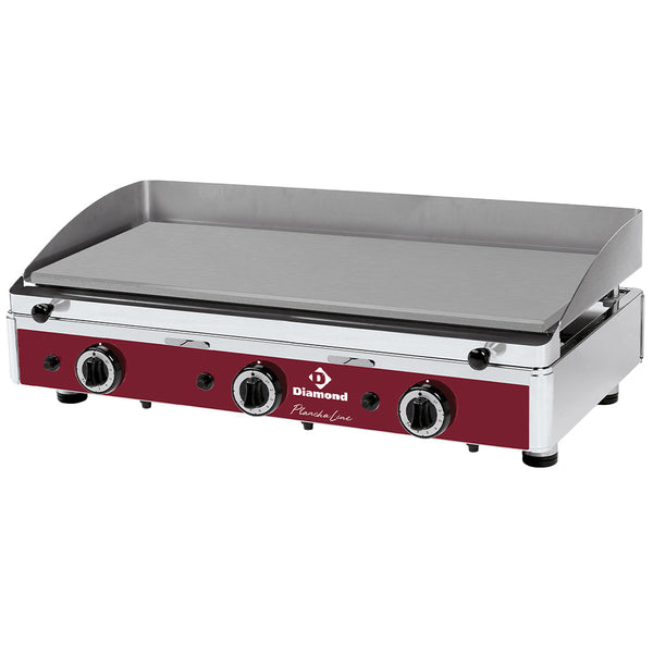 Diamond Grillplatte glatt, Gas