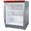 Diamond Kühlschrank, Glastür, belüftet, 150 Liter. aus Edelstahl