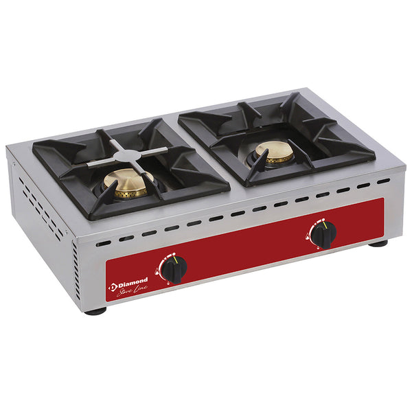 Diamond Tisch Herd, 2 Brenner (7+5 kW)