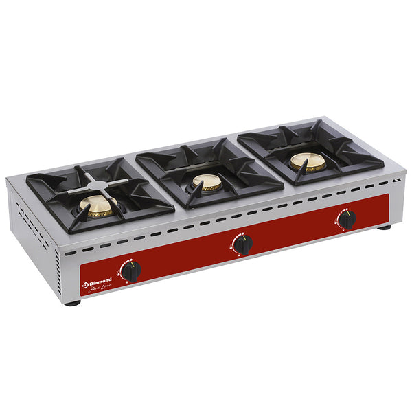 Diamond Tisch Herd - 3 Brenner (7+5+7 kW)