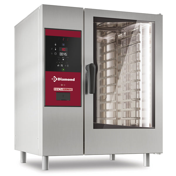 Diamond Kombidämpfer mit Boiler & Konvektion 10x GN 1/1+ Reinung