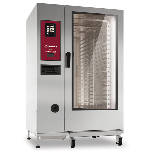 Diamond Kombidämpfer "TOUCH" mit Boiler & Konvektion 20xGN2/1+ Reinigung
