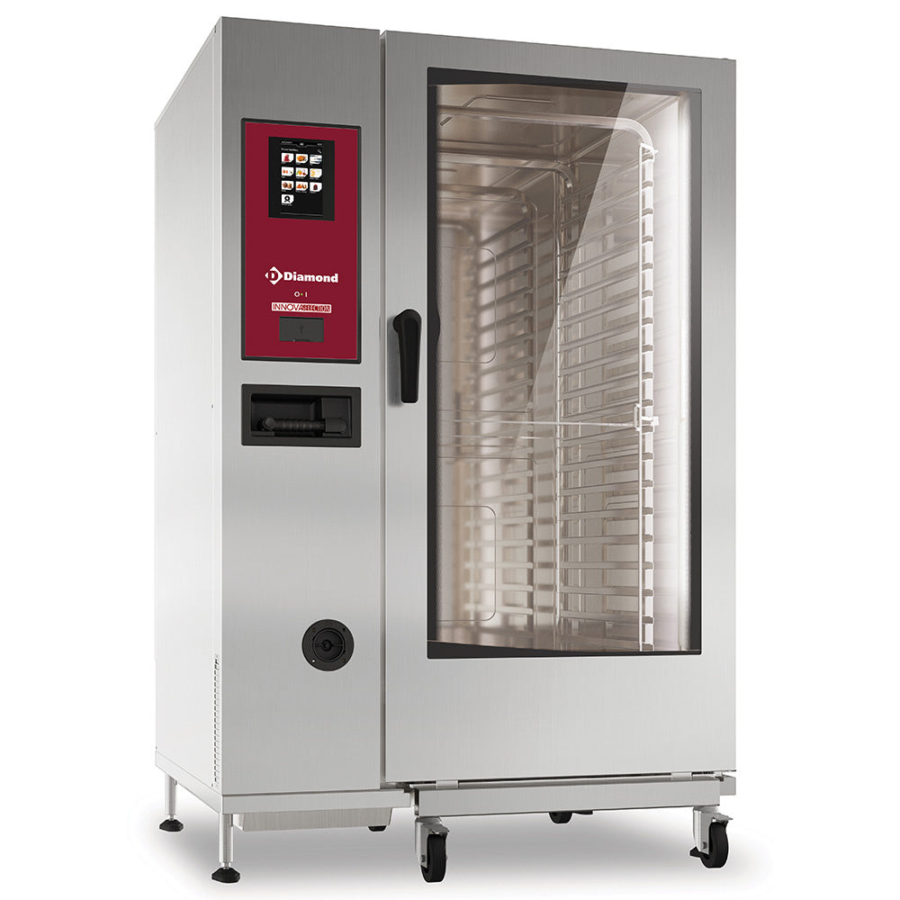 Diamond Elektro Kombidämpfer "TOUCH" mit Boiler & Konvektion 20xGN2/1+ Reinigung