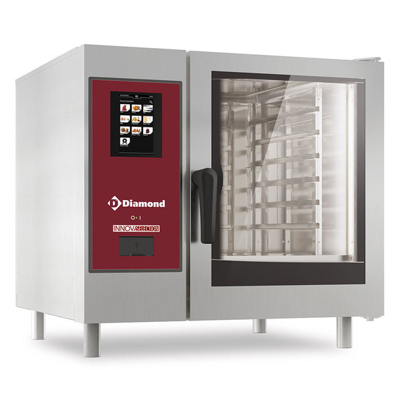 Diamond Kombidämpfer "TOUCH" mit Boiler & Konvektion 6xGN1/1+ Reinigung