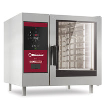 Diamond Elektro Kombidämpfer mit direkter Dampfzufuhr und Konfektion, 6x GN 1/1 + Reinigung