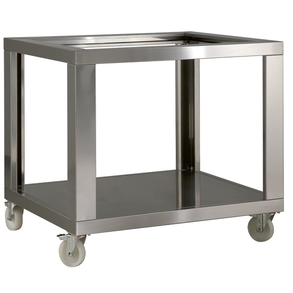 Diamond Untergestell "Inox-Optik" für 2x GL4/35-D, mit Rädern, 2 mit Bremse