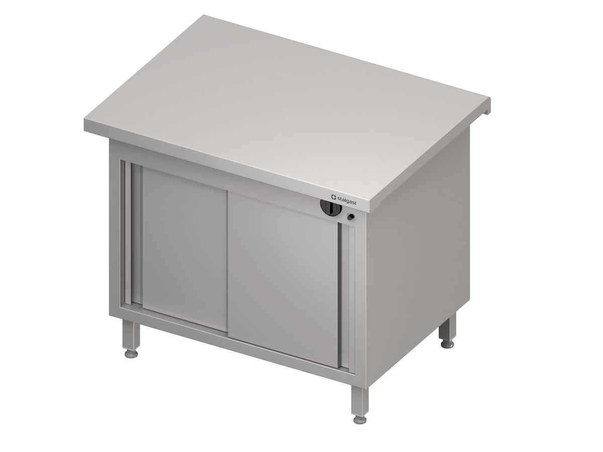 Stalgast Wärmeschrank "Free Flow" mit Schiebetüren 1000x735x880 mm Edelstahlabdeckung