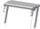 Stalgast Aufsatzbord mit Glas-Hustenschutz und Beleuchtung 1100x450x450 mm für Speisenausgabesysteme