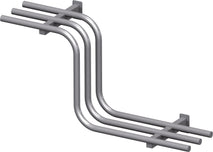 Stalgast Tablettrutsche, gebogen 600x335x450 mm für Speisenausgabesysteme