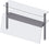 Stalgast Doppel-Glas-Aufsatzbord mit Hustenschutz und Wärmelampe 990x455x700 mm für Speisenausgabesysteme