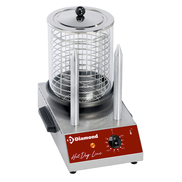Diamond Würstchenwärmer elektro mit 2 Heizspießen.
