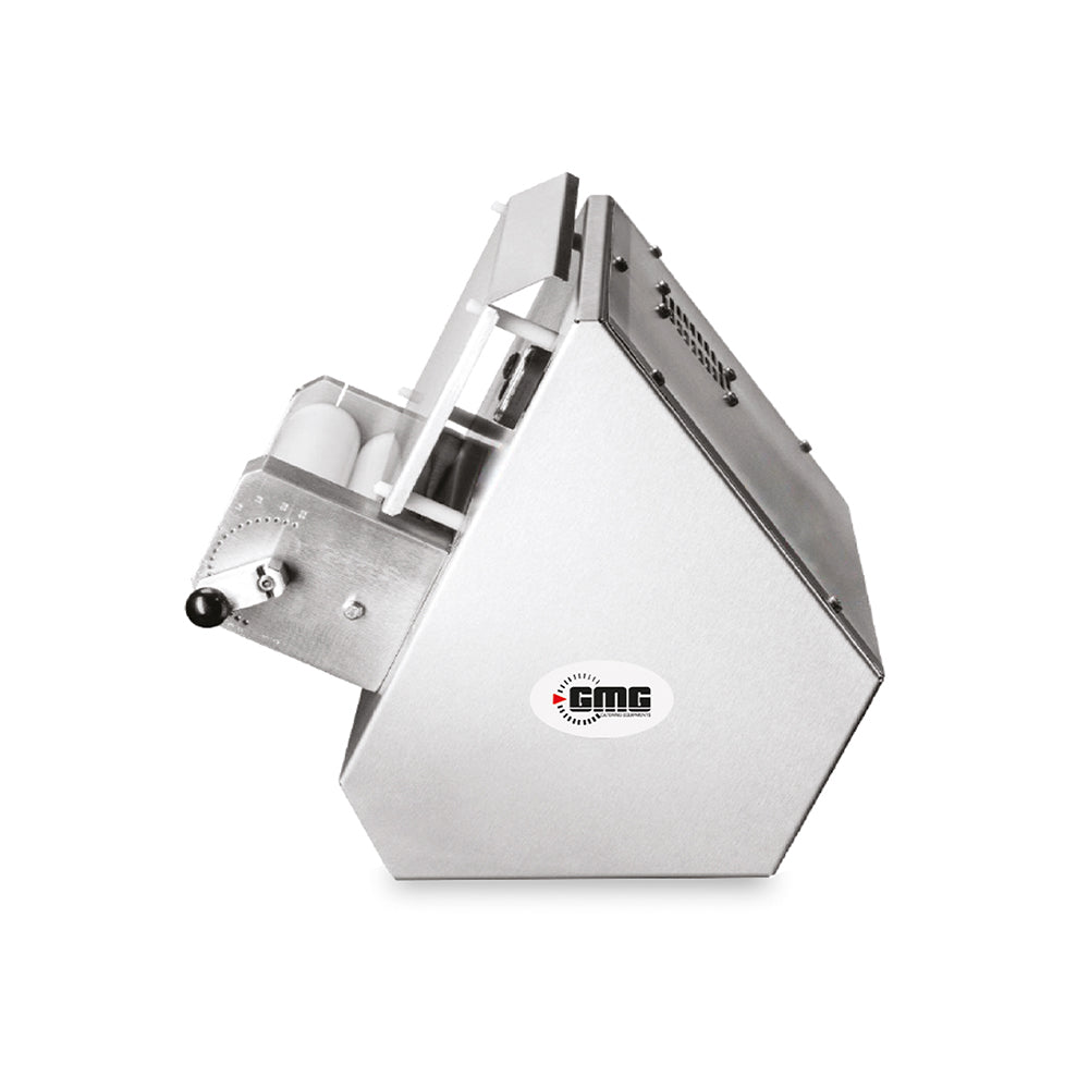 GMG Teigausrollmaschinen Ø 40cm für runde und eckige Pizzen, Teigstärke einstellbar, Teiggewicht variabel 80-500gr