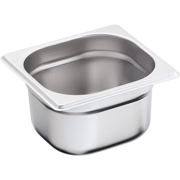 Stalgast Edelstahl Gastronormbehälter Serie BASIC, GN 1/6 (150mm)