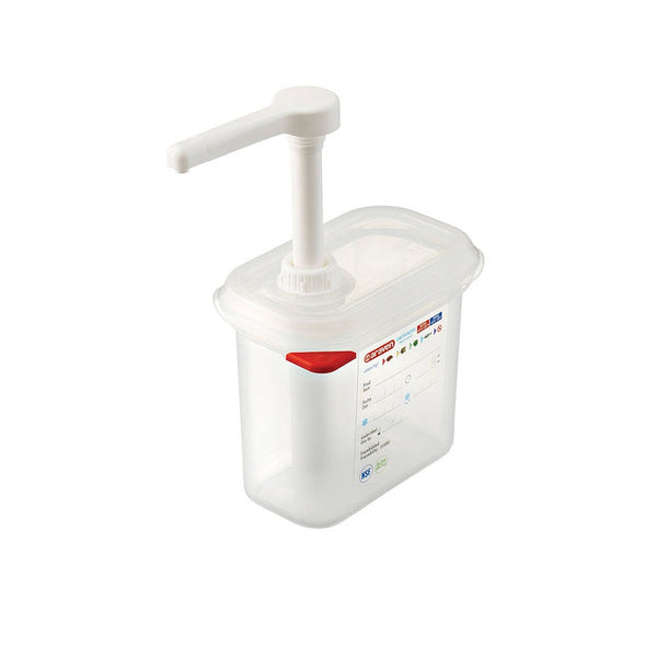Stalgast Araven Saucenspender/Pumpspender GN 1/9, Inhalt 1,5 L