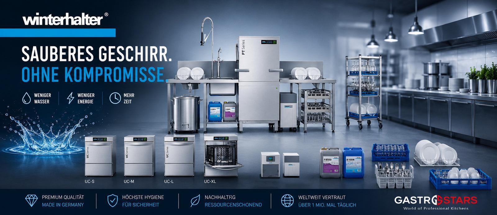 Winterhalter Spültechnik bei GastroStars