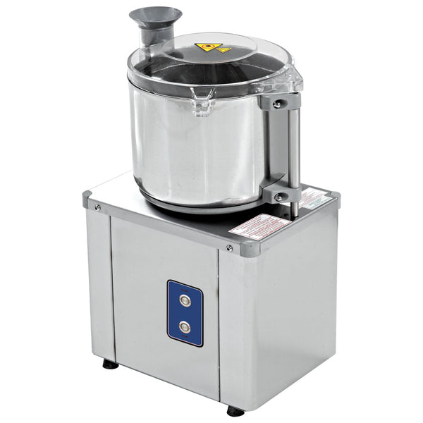 Cutter mit 1 Geschwindigkeit, Tischmodell, 8 Liter